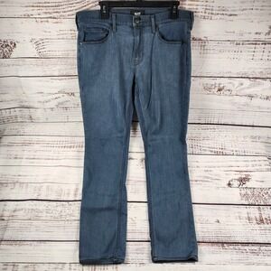 Paige Federal Marson Jeans Mens 33 Slim Straight Blue Stretch Denim